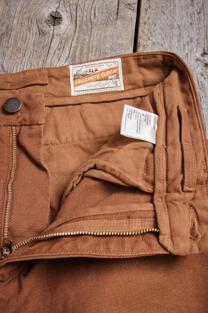Freenote Cloth Deck Pant 14 Ounce Slub - Rust