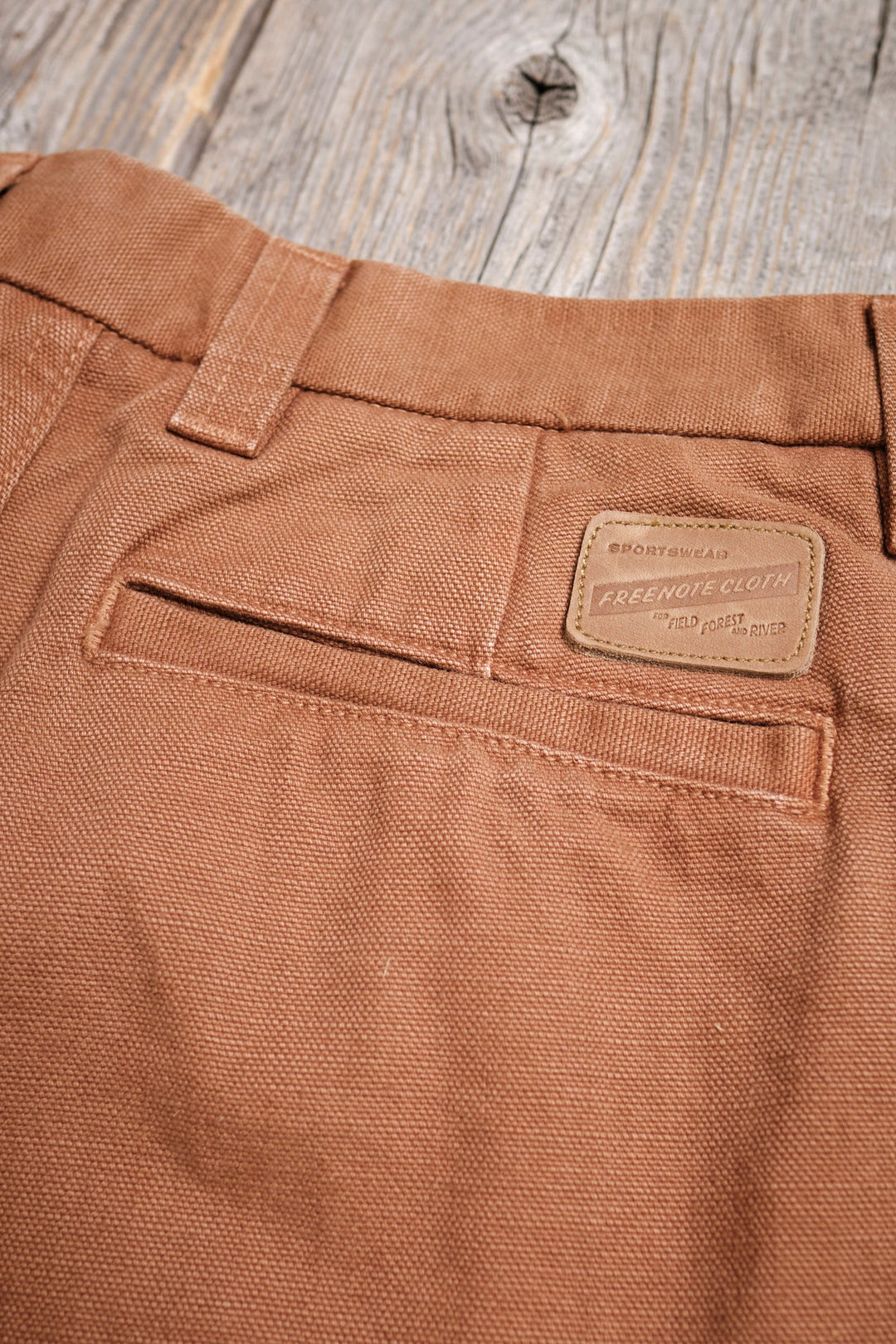 Freenote Cloth Deck Pant 14 Ounce Slub - Rust