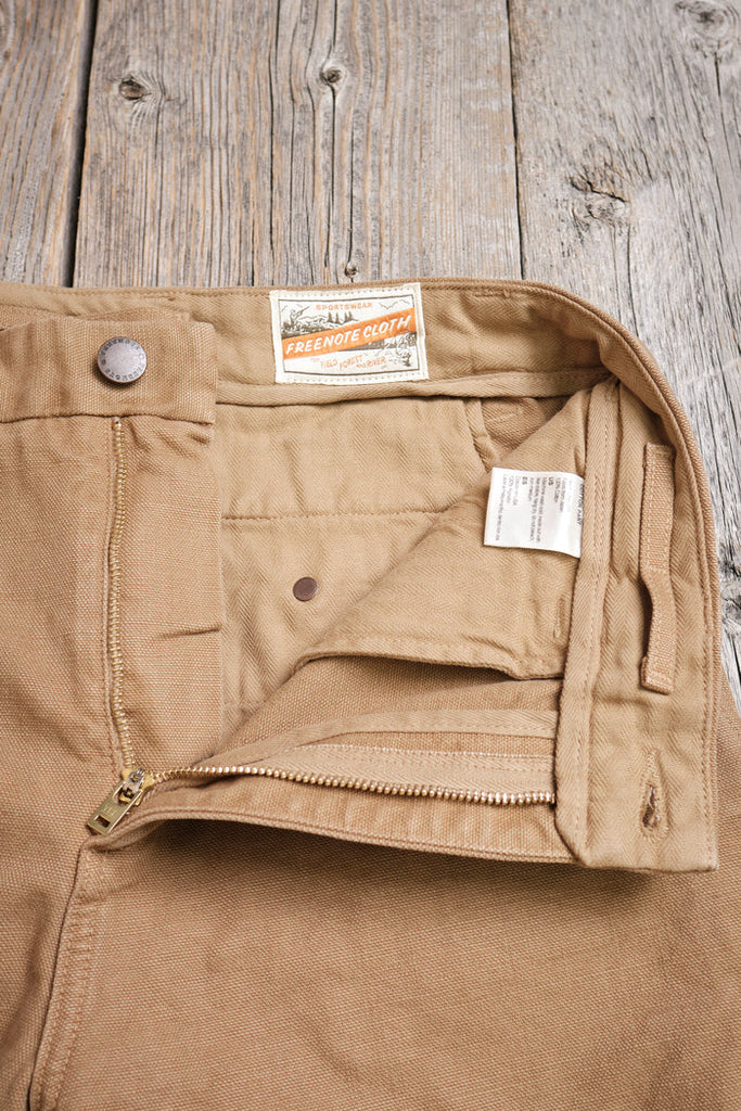 Freenote Cloth Deck Pant 14 Ounce Slub - Tan