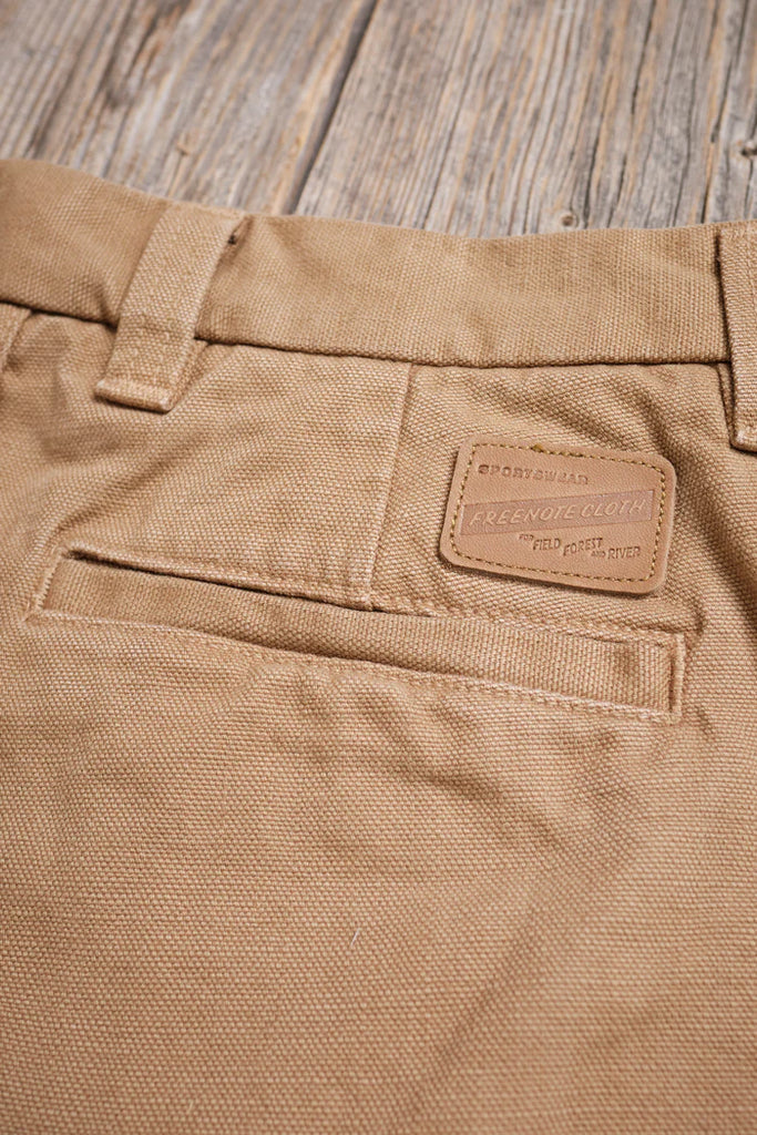 Freenote Cloth Deck Pant 14 Ounce Slub - Tan