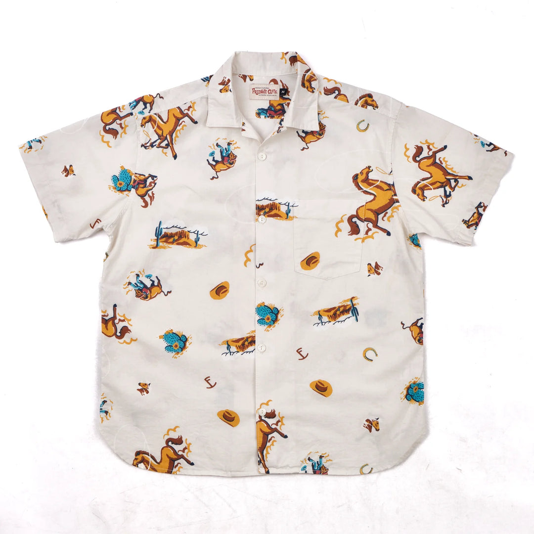 Freenote Cloth Hawaiian - Tan Cowboy