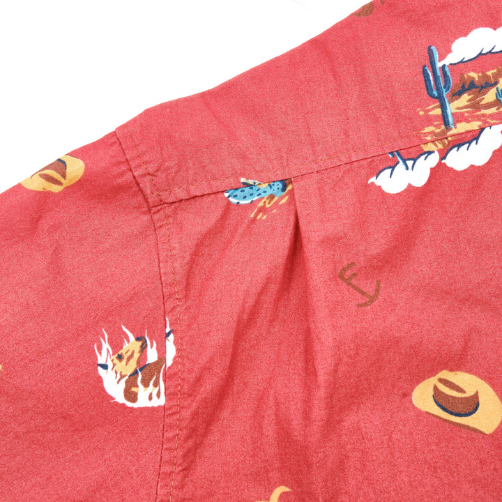Freenote Cloth Hawaiian - Orange Cowboy