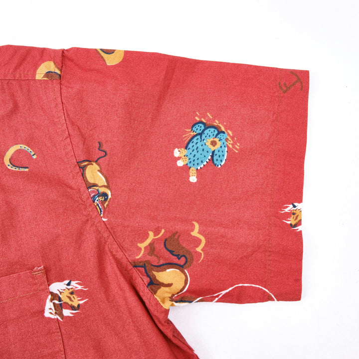 Freenote Cloth Hawaiian - Orange Cowboy