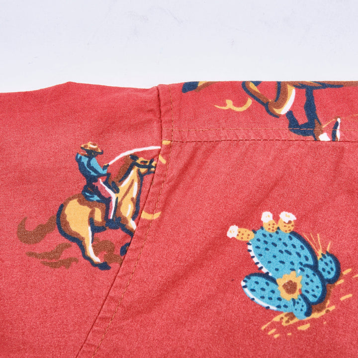 Freenote Cloth Hawaiian - Orange Cowboy