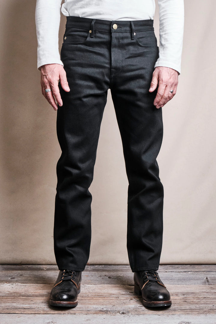 Freenote Cloth Portola Classic Taper 15.75oz Black Denim