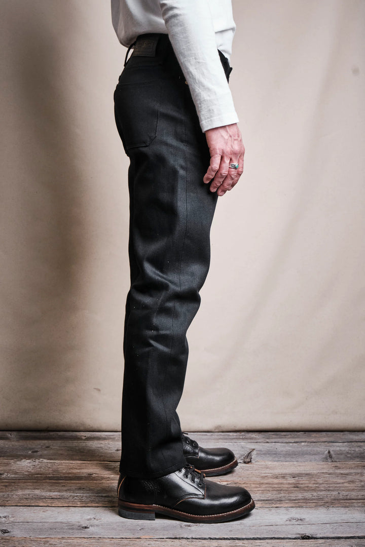 Freenote Cloth Portola Classic Taper 15.75oz Black Denim