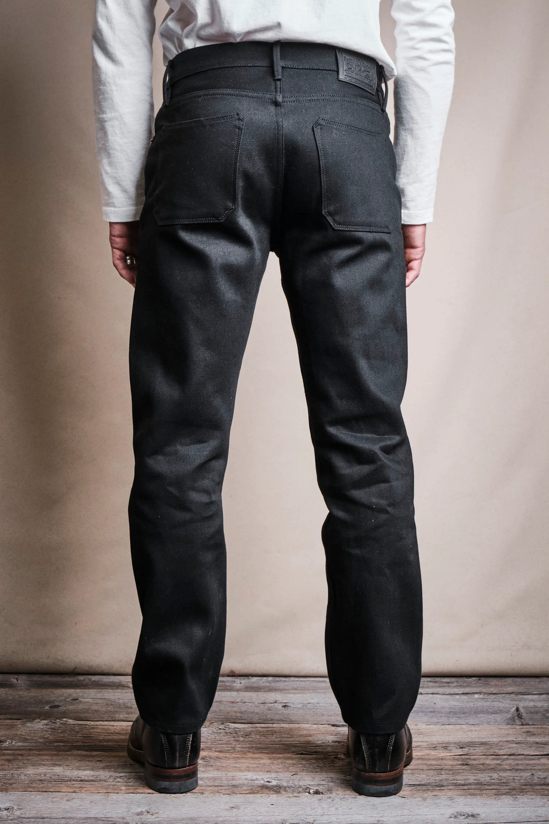 Freenote Cloth Portola Classic Taper 15.75oz Black Denim