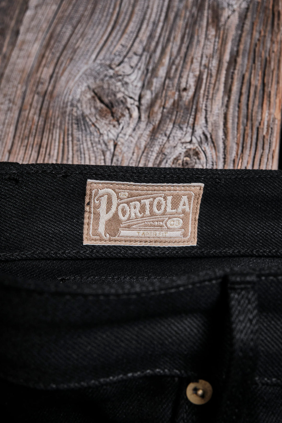 Freenote Cloth Portola Classic Taper 15.75oz Black Denim