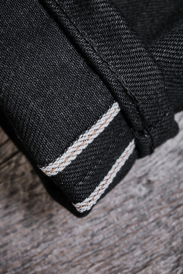 Freenote Cloth Portola Classic Taper 15.75oz Black Denim