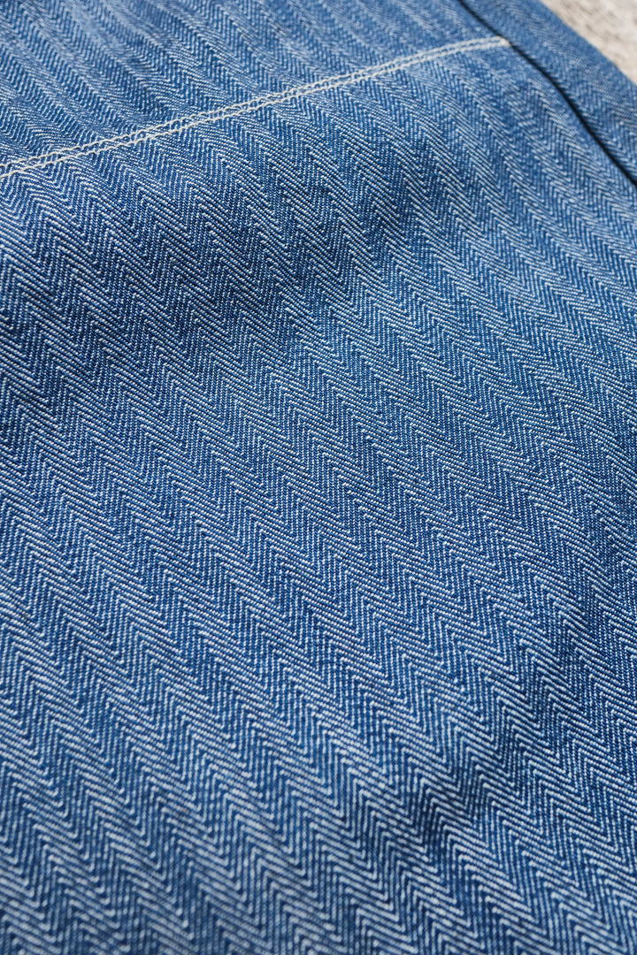 Freenote Cloth Ortega Pant - 13oz Blue Selvedge Herringbone