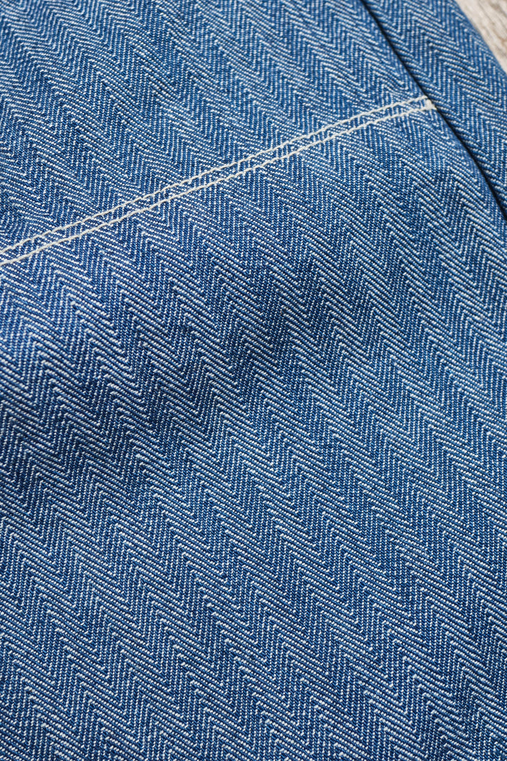 Freenote Cloth Ortega Pant - 13oz Blue Selvedge Herringbone