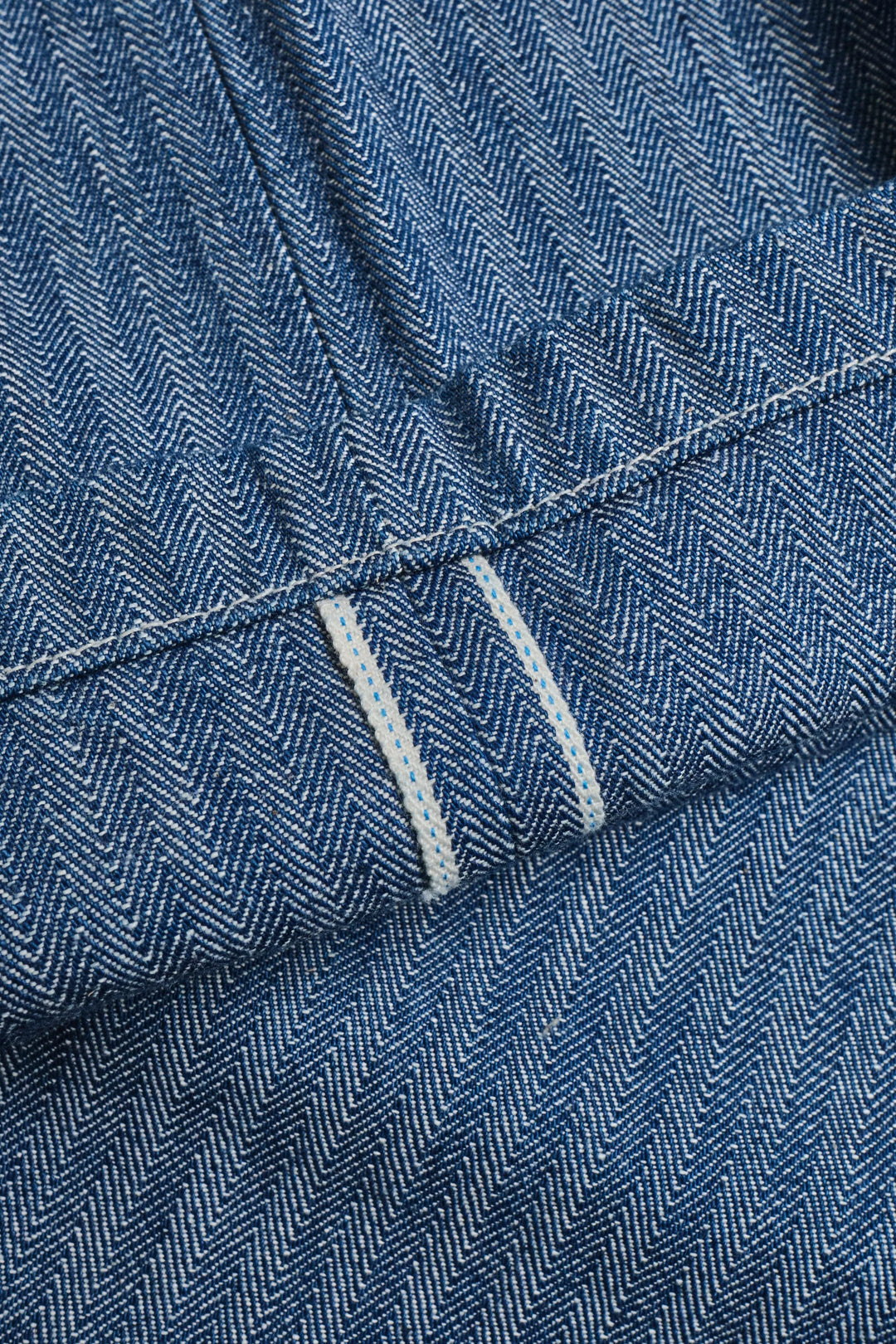 Freenote Cloth Ortega Pant - 13oz Blue Selvedge Herringbone