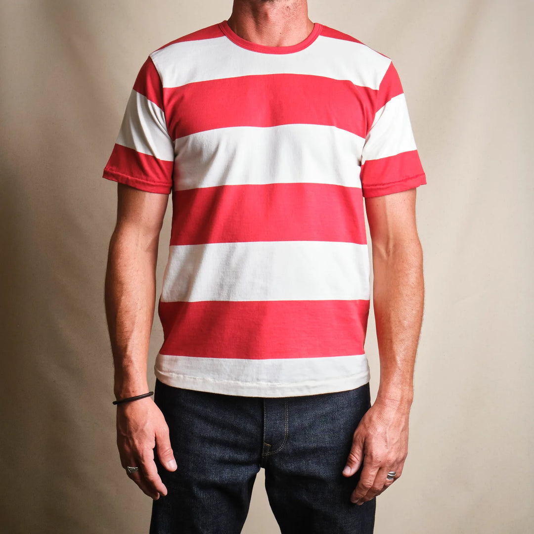 Freenote Cloth Mooch Tee - Red Stripe