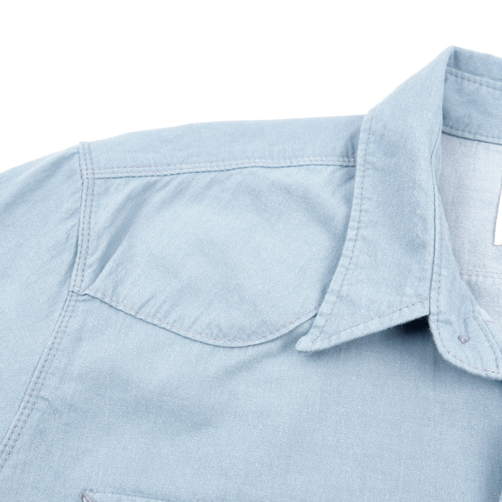 Freenote Cloth Modern Western Chambray - Clear Blue