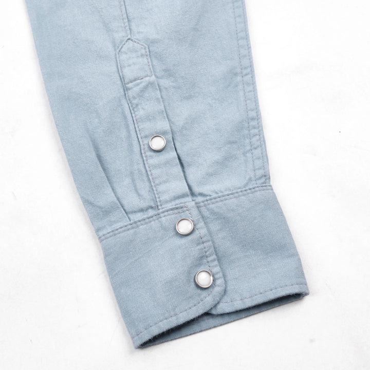 Freenote Cloth Modern Western Chambray - Clear Blue