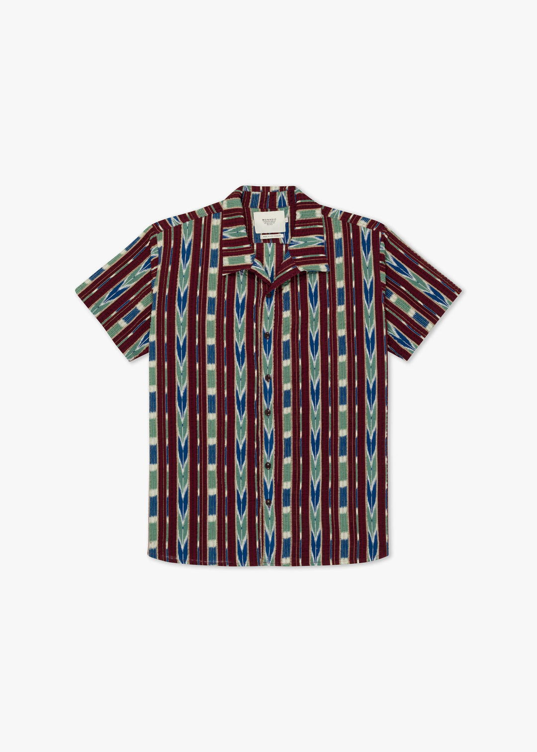 Monadic Gable - Burgundy Seersucker