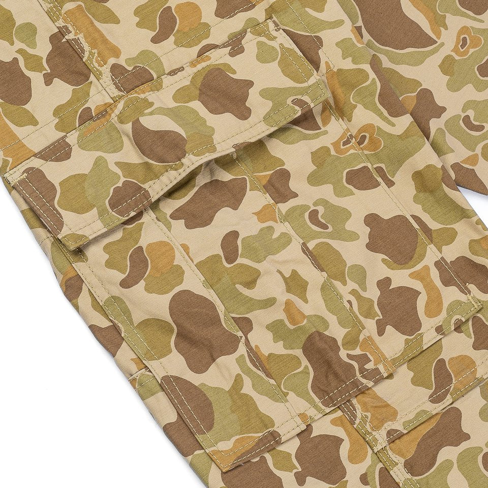 Iron Heart 10oz Sateen Camouflage Cargo Pants - Duck Hunter