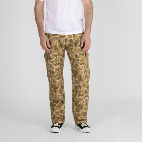 Iron Heart 10oz Sateen Camouflage Cargo Pants - Duck Hunter