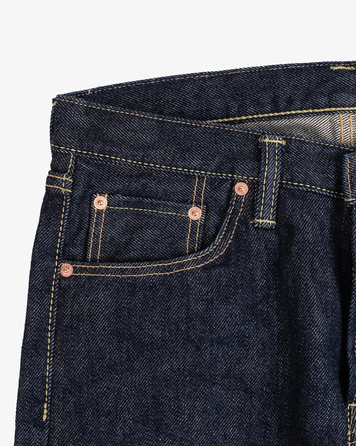 Iron Heart 21oz Selvedge Denim Slim Cut Jeans - Indigo