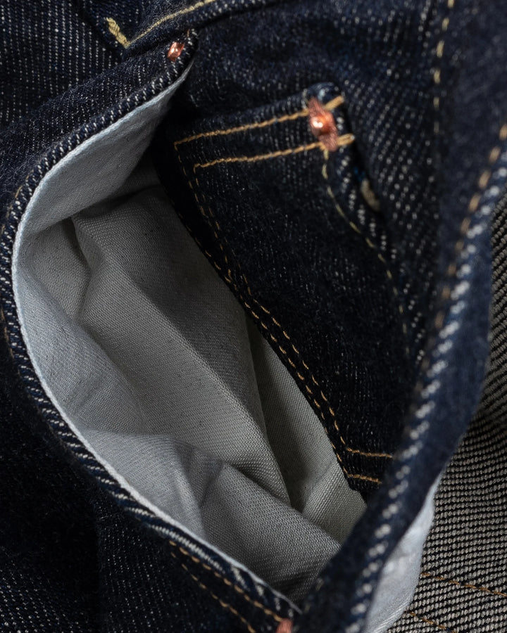 Iron Heart 21oz Selvedge Denim Slim Cut Jeans - Indigo