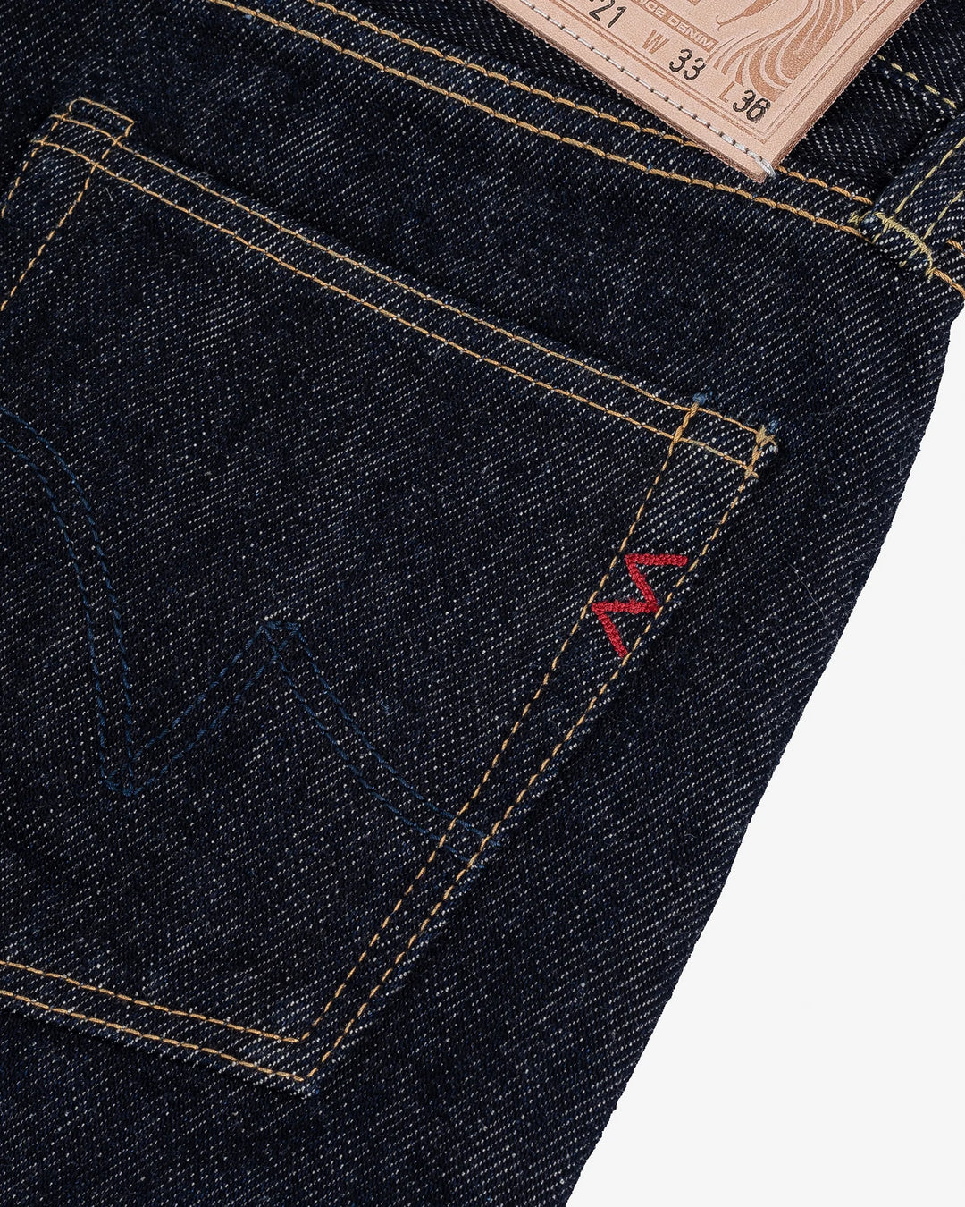 Iron Heart 21oz Selvedge Denim Slim Cut Jeans - Indigo