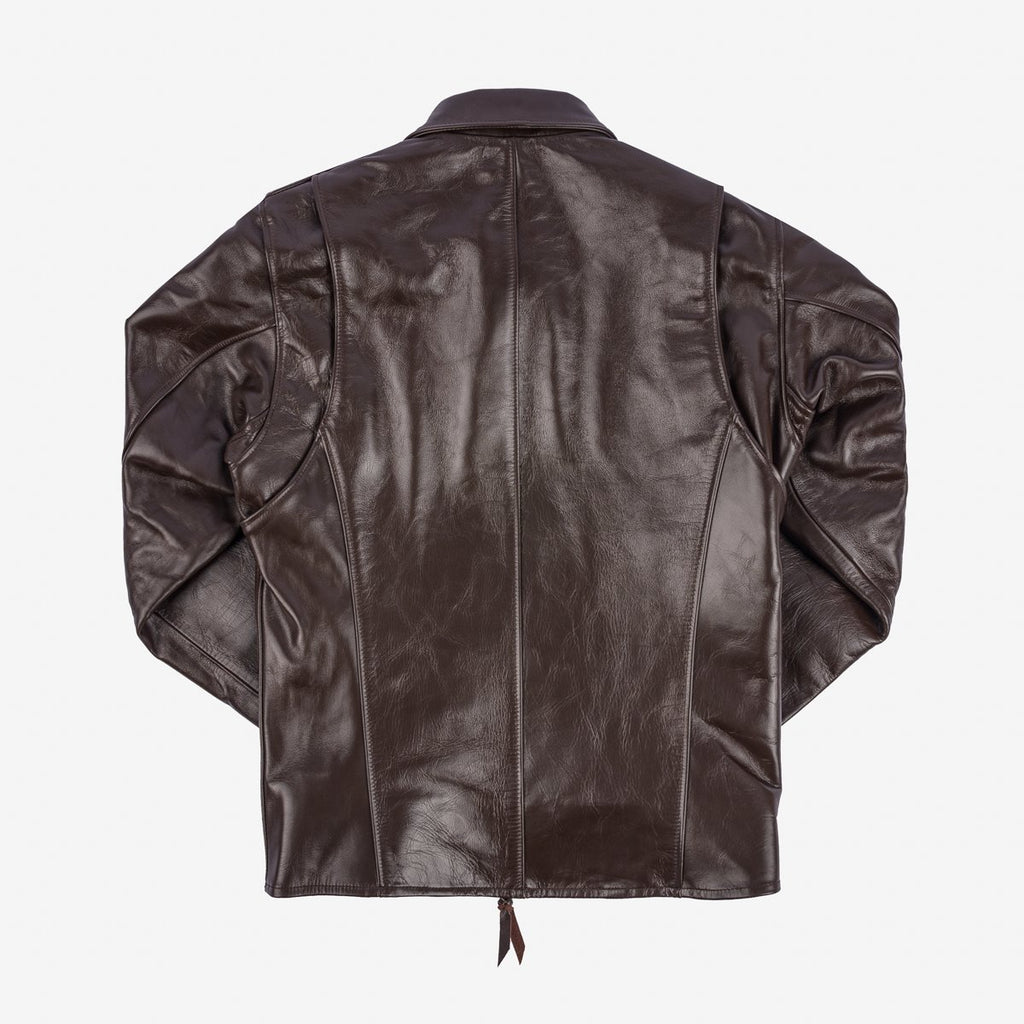 Iron Heart Japanese Horsehide Riders Jacket - Brown