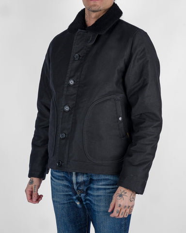 Iron Heart Whipcord N1 Deck Jacket - Black