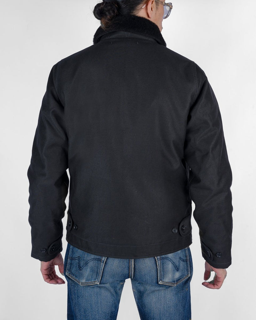 Iron Heart Whipcord N1 Deck Jacket - Black