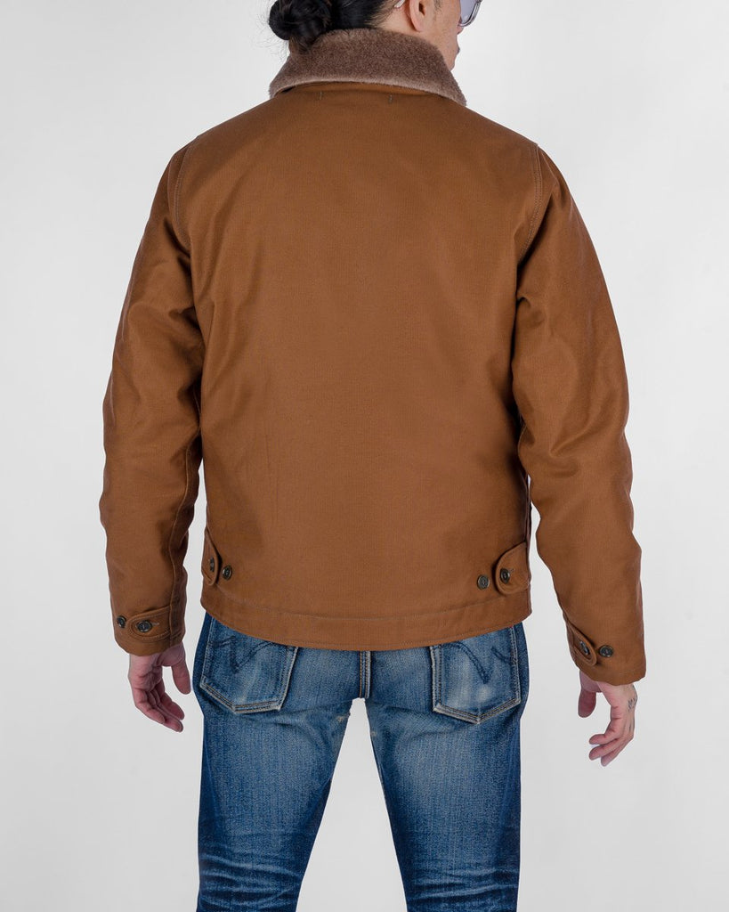 Iron Heart Whipcord N1 Deck Jacket - Brown