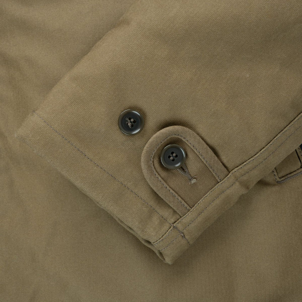 Iron Heart Oiled Whipcord N1 Deck Jacket - Khaki