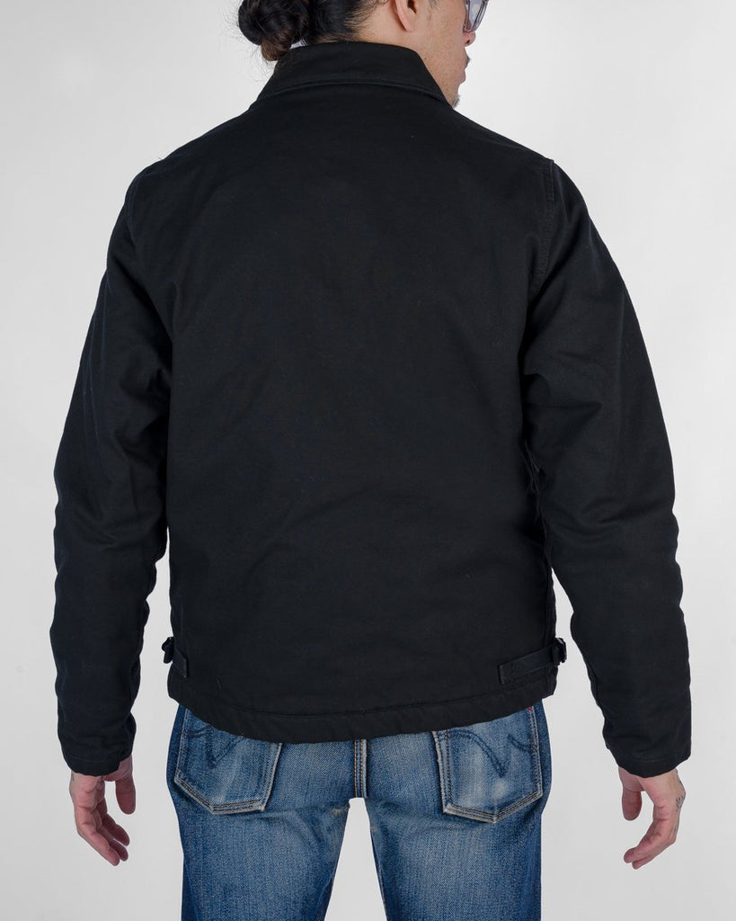 Iron Heart Military Serge A2 Deck Jacket - Black