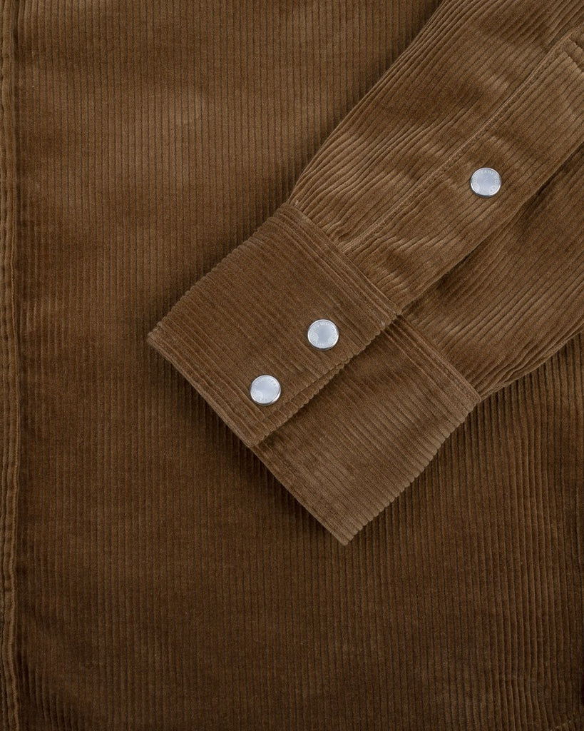 Iron Heart 11oz Corduroy Western Shirt -  Camel