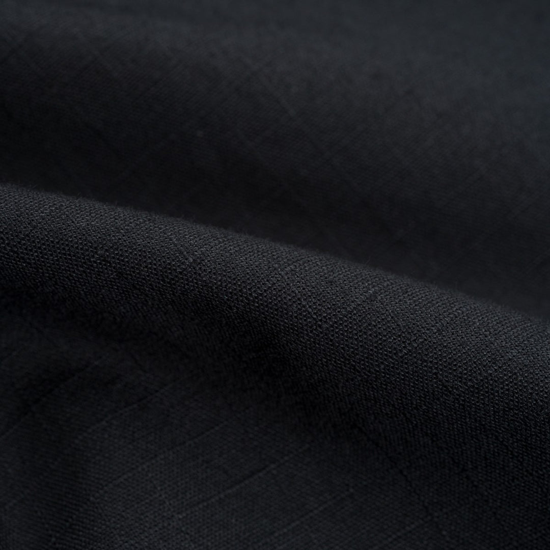Iron Heart 8oz Ripstop Short Sleeved Mechanic Shirt - Black