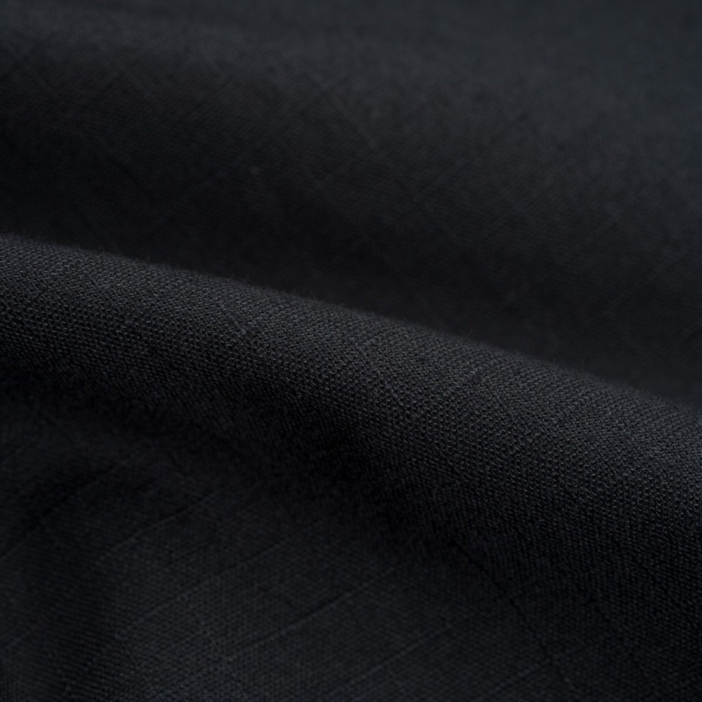 Iron Heart 8oz Ripstop Short Sleeved Mechanic Shirt - Black