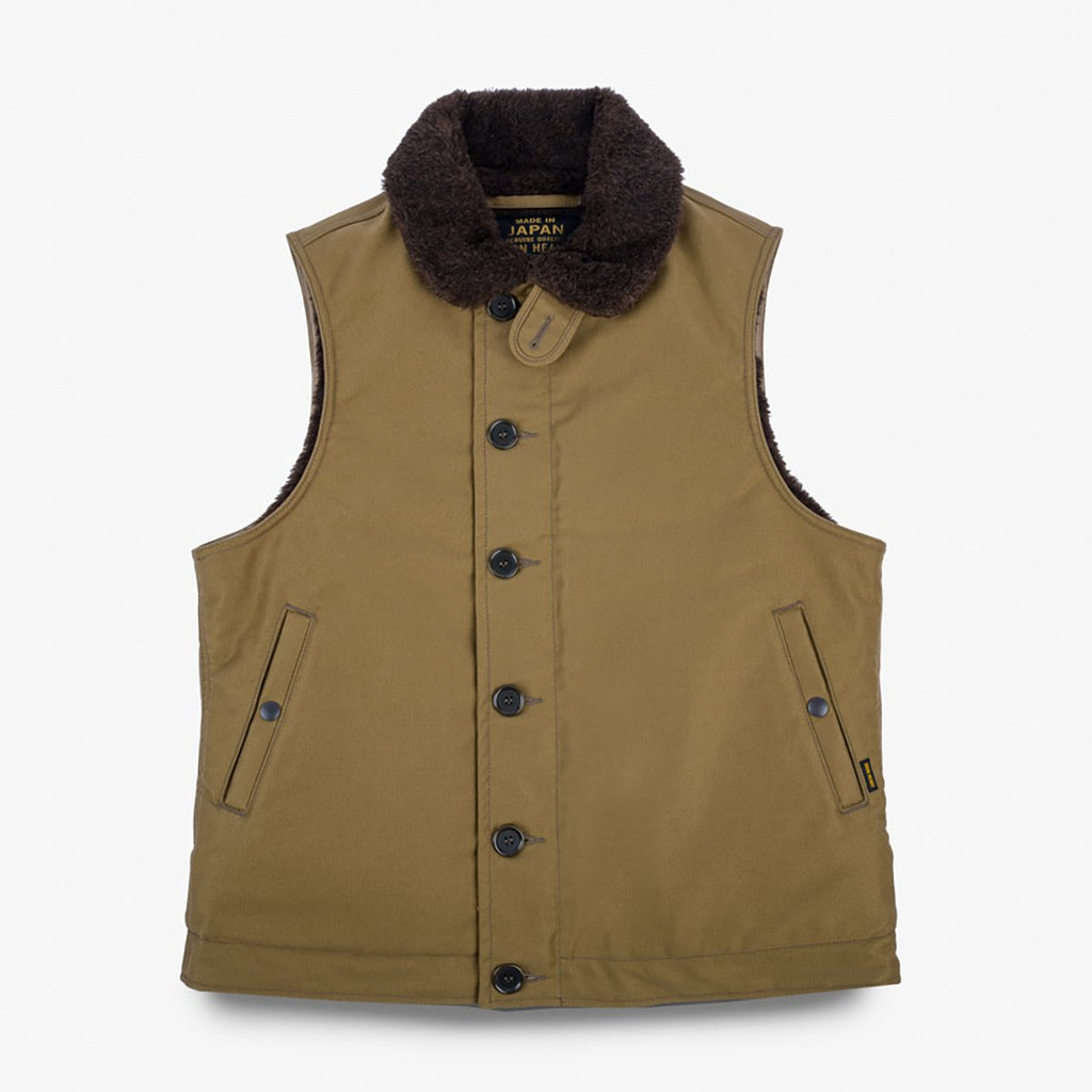 Iron Heart Whipcord N1 Deck Vest - Khaki