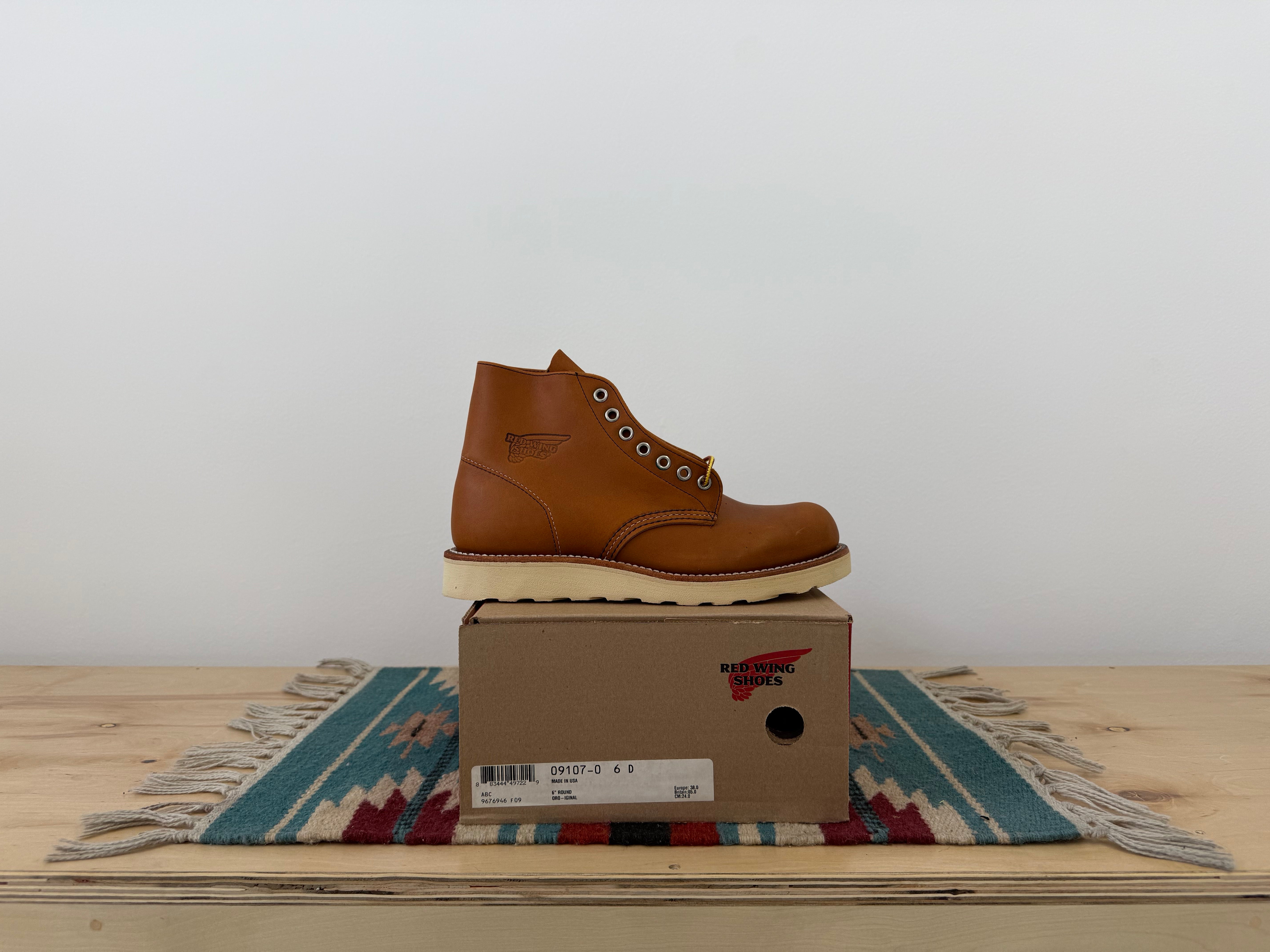 Red Wing 9107 Classic Round Work Boots US:8.5D Genuine