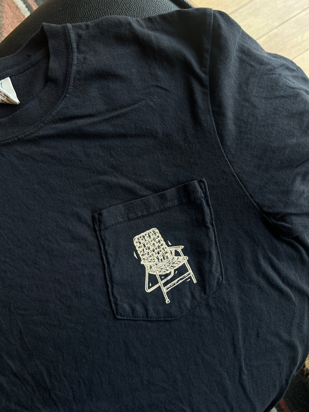 John Fellows x Berkeley Supply Drinkin' Shop Tee - Black with Cream