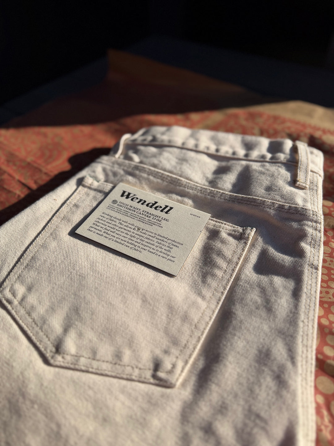 Indigofera Wendell - Smithson 13oz Rinsed Ecru