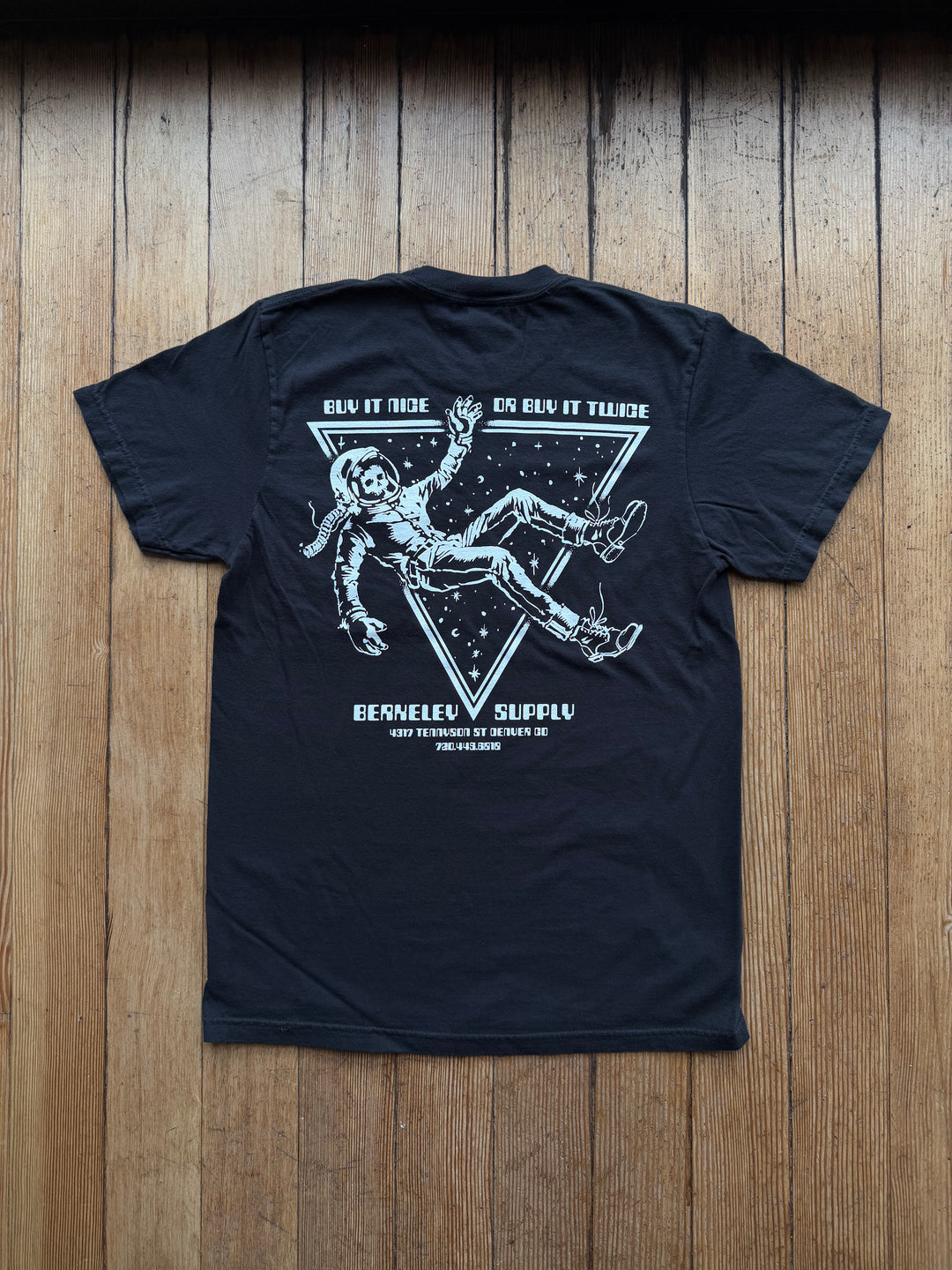 Berkeley Supply x Brad Click Spaceman Shop Tee - Black