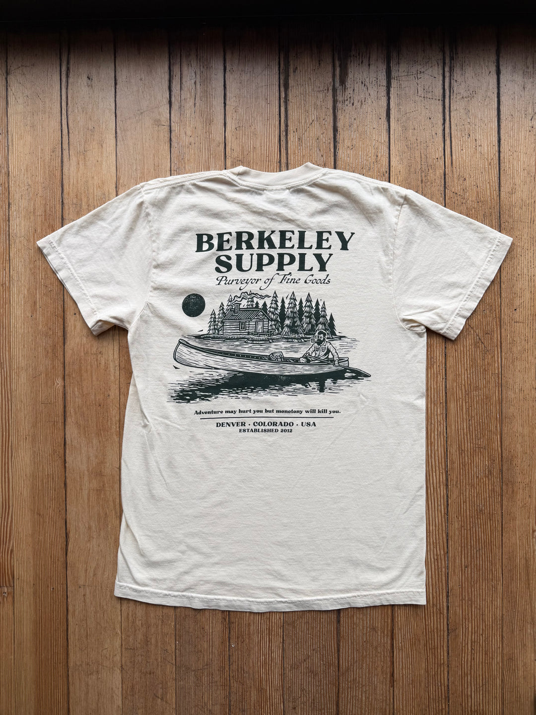 Berkeley Supply x John Fellows "10 Year Tee" - Natural