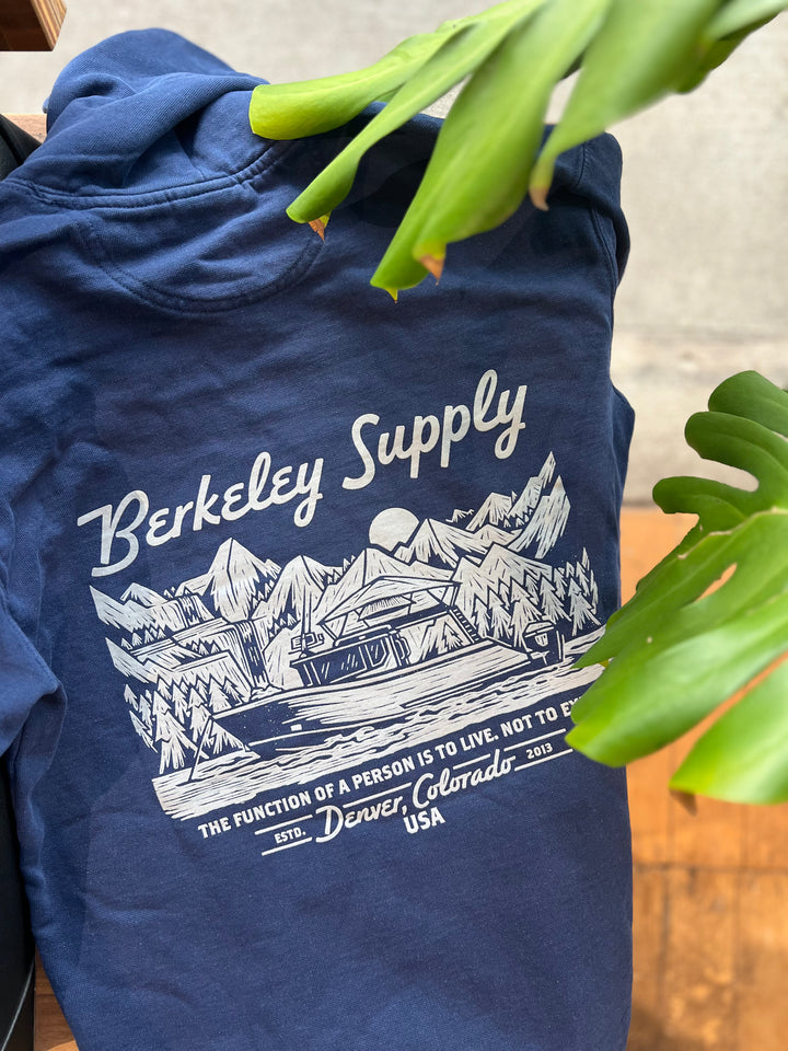 Berkeley Supply x John Fellows 13 Year Hoodie - Adventure Boat