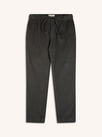 Inverness Trouser In Charcoal 12W Cotton Corduroy - Charcoal