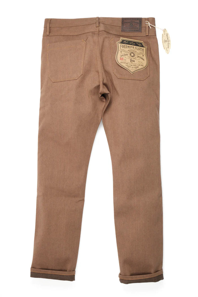 Freenote Cloth Rios 15 Ounce - Brown Denim