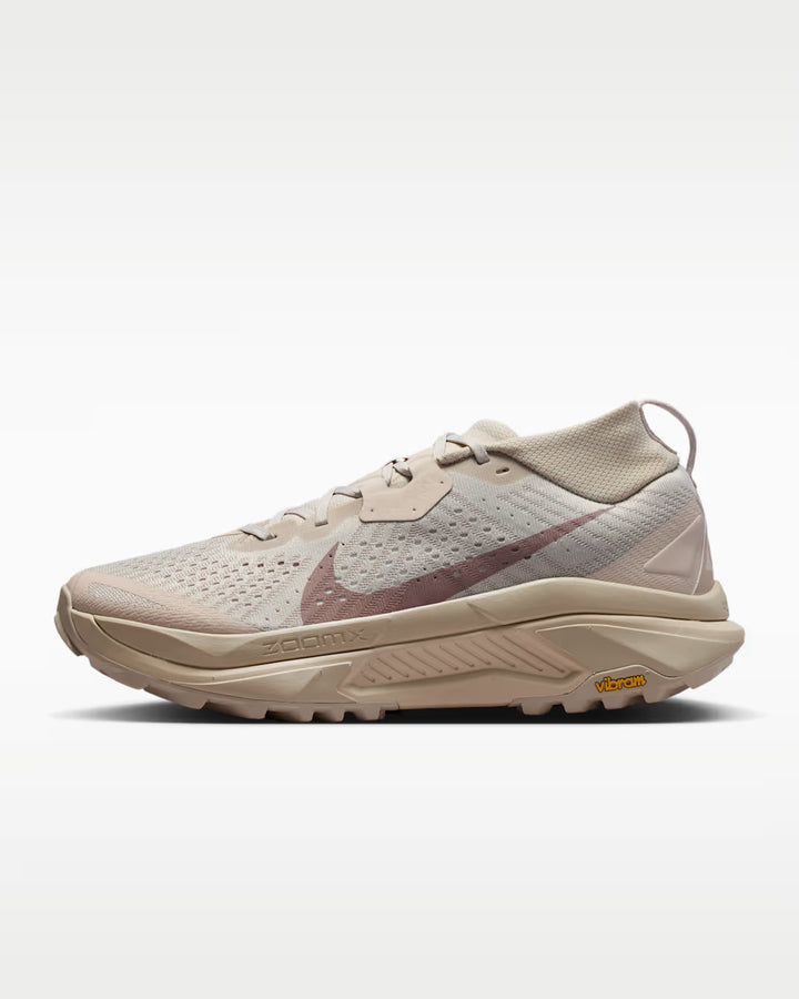 Nike ACG Zegama Men's Trail Running Shoes - Cream/Safety Orange/Light Orewood Brown