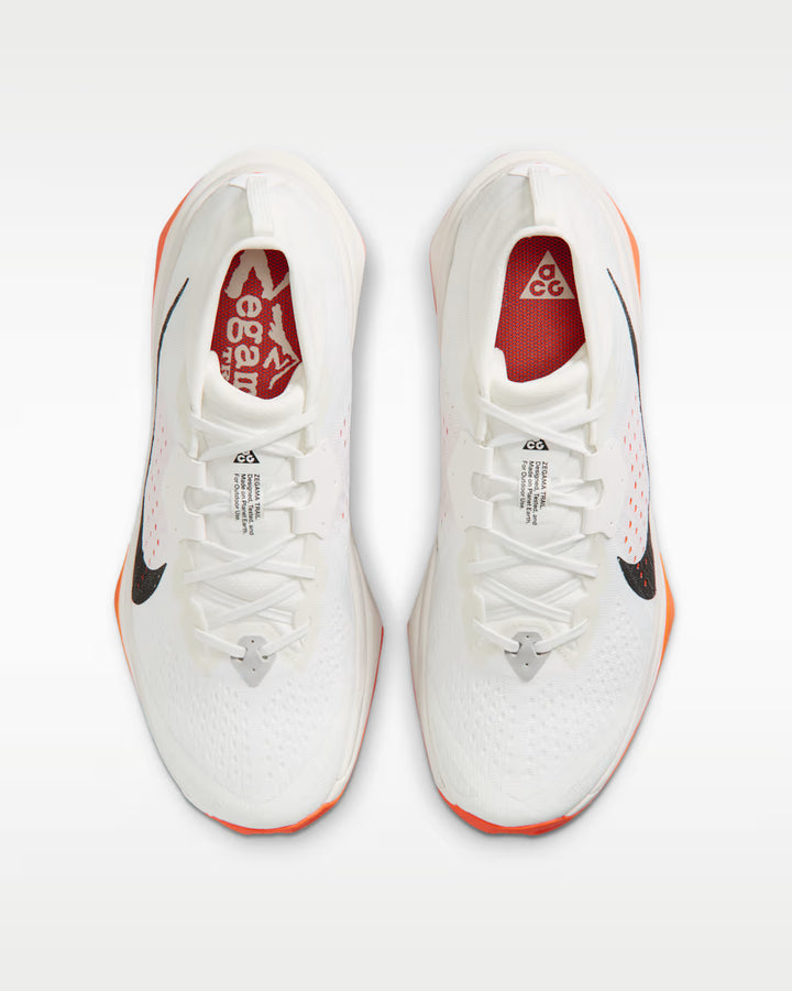 Nike ACG Zegama Men's Trail Running Shoes - Summit White/Phantom/Safety Orange/Black