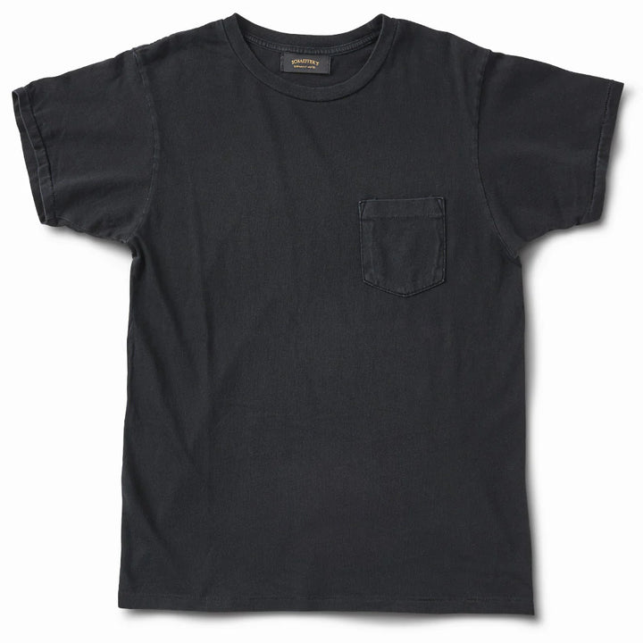 Schaeffer’s Garment Hotel Ringspun 40's Pocket Tee - Worn Black