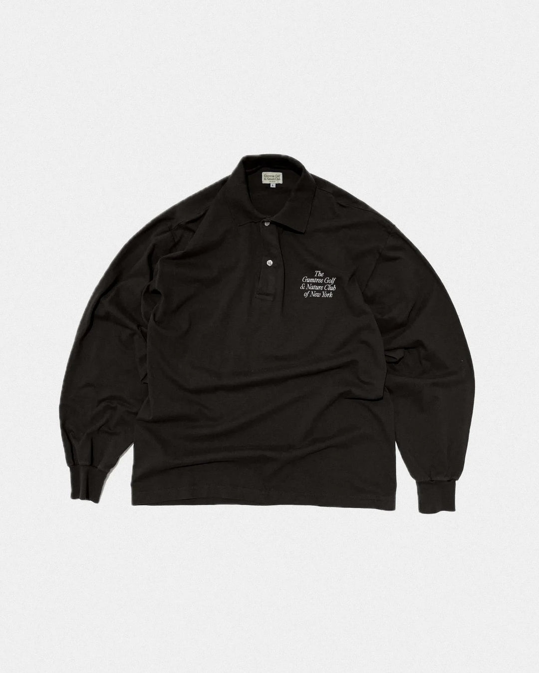 Gumtree Golf & Nature Club - Studio Collection - L/S Polo in Black