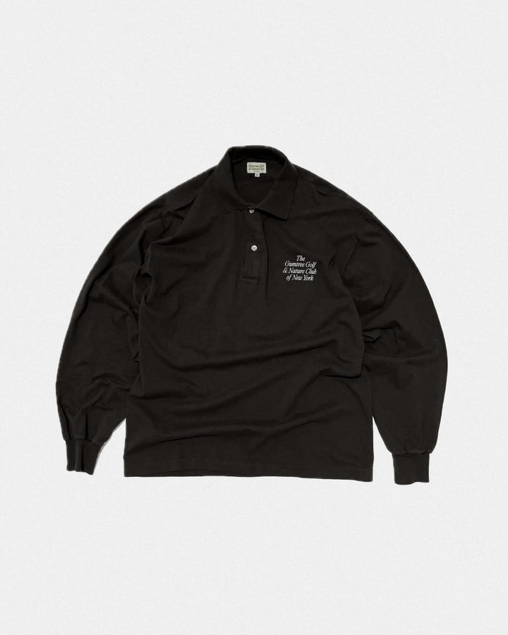 Gumtree Golf & Nature Club - Studio Collection - L/S Polo in Black
