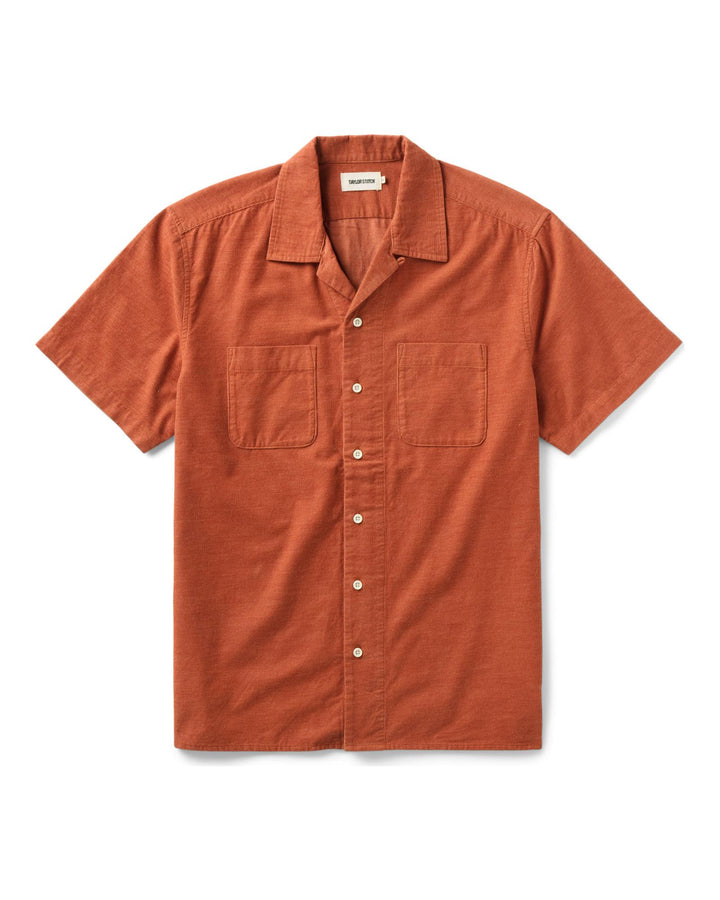 Taylor Stitch Conrad Shirt - Heather Chili Pincord