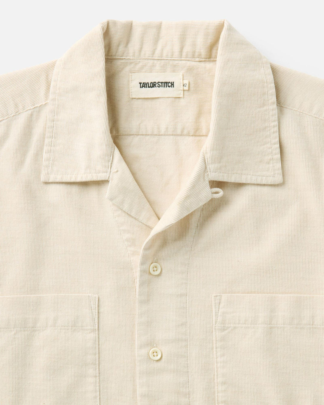 Taylor Stitch - The Conrad Shirt in Heather Oat Pincord